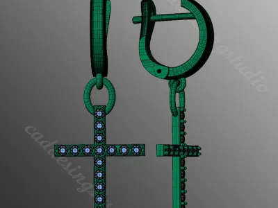 Earrings od101 3D print model