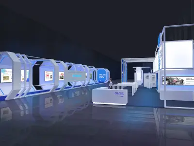 Technologymodeling Low-poly 3D model