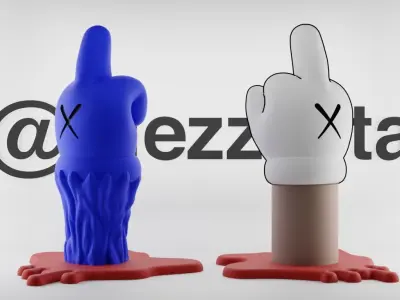Kaws Fuck Fake Friends BFF x Companion for Print 3D print model