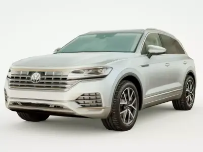 Volkswagen Touareg 2022 Low-poly 3D model