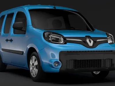 Renault Kangoo Combi L2 2017 3D model