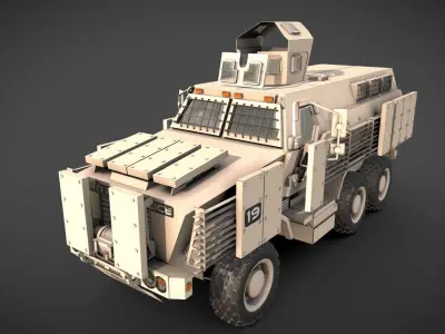 Caiman MRAP 3D model