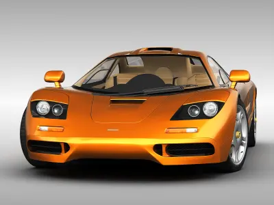 McLaren F1 1992 - 1998 3D model