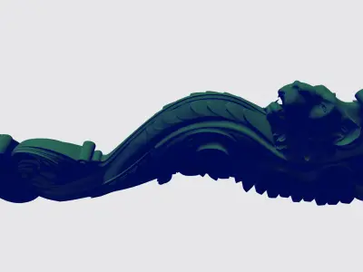 Corbel Decorative architecture classical decoration 3D print model