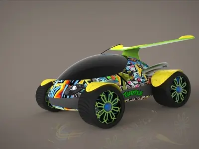 TURTLE vehicle 3D model