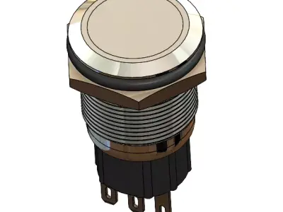 Button Mechanical Instrument Engineering Electronic Switch 3D print model