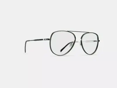 Belmar Eyeglasses in Polished Silver 3D model