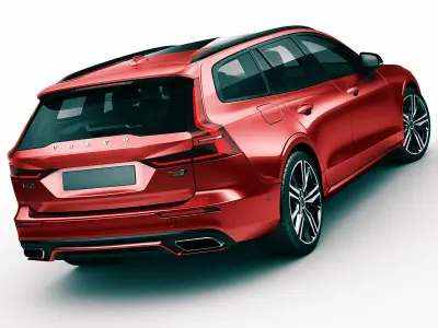 Volvo R-Design V60 2019 3D model