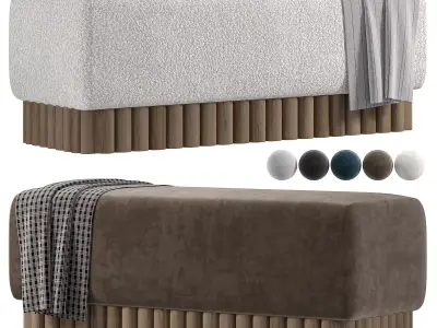  Aemilius Bench By Baker 3D model