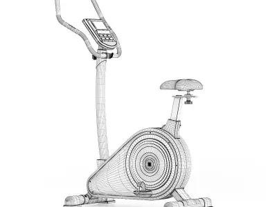 Stationary Magnetic Bike 3D model