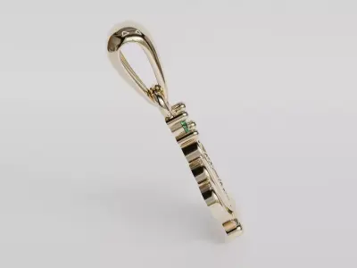 crown pendant 3D print model