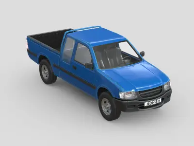 Opel Campo Cab Low-poly 3D model