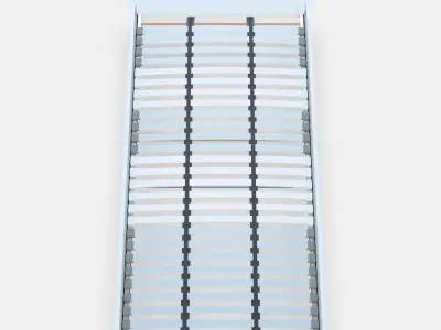 SONGESAND Bed frame 15 Low-poly 3D model