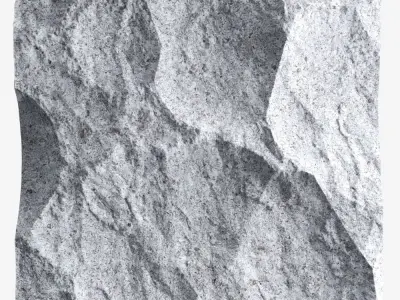 429-RockPanel piece of rock 3D model