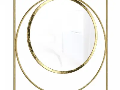 Lintz Wall Mirror 3D model