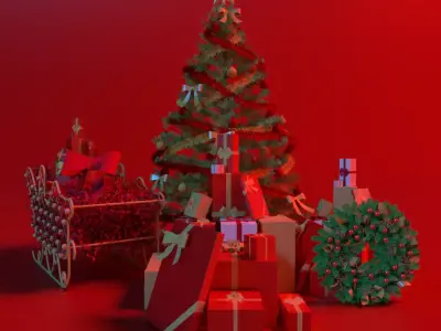 CHRISTMAS PACK 3D model