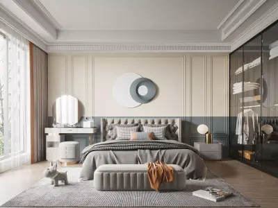  Bedroom interior 85 3D model
