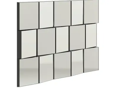 Modern Style Mirror 3D model