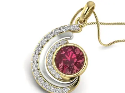 Women pendant  3D print model buy