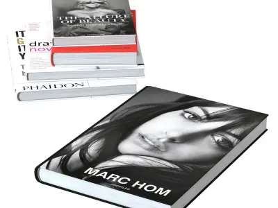 Skating Dog and the BoConcept decor set 3D model