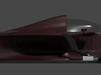 Formula 1 2024 Concept Car Low-poly 3D model