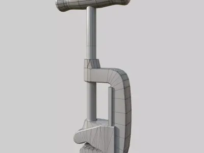 Pipe Wheel Cutter Low-poly 3D model