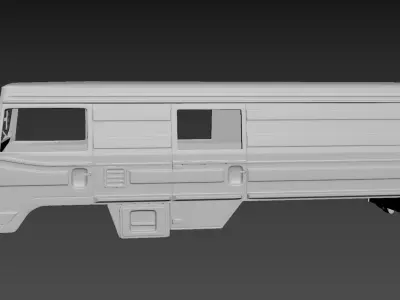 Pinzgauer 712K 6X6 Body For Print 3D print model