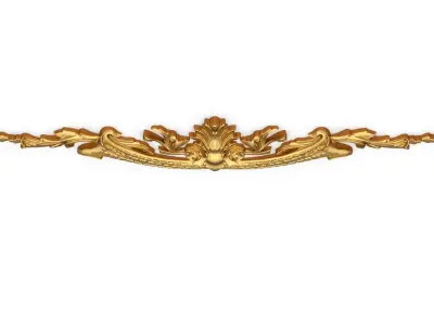 Classic carved  decor ornament 349 3D model