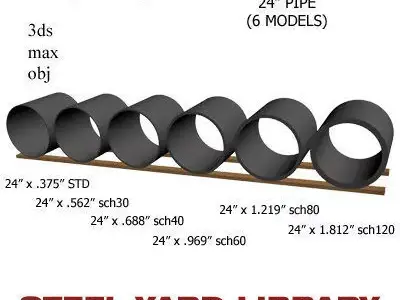 24in Pipe 3D model