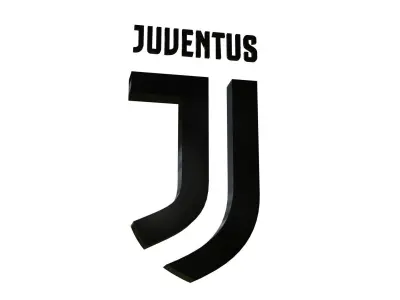 Juventus Logo 3D Low-poly 3D model