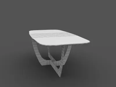 Baxter Romeo table 3D model