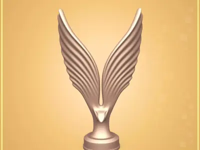 Abstract Eagle Figurine - Ready for 3D Printing 3D print model