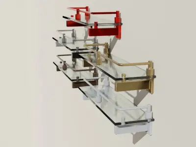 Maikalong shelf Low-poly 3D model