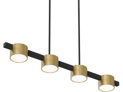 Pendant row lamp Goldlux Mirella 3D model