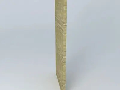 4 x 8 wood panel Free 3D model