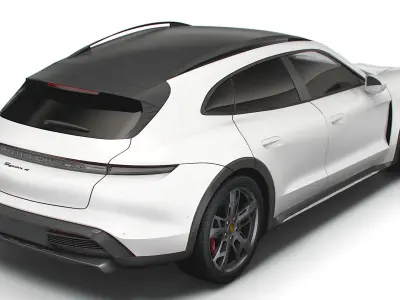 Porsche Taycan 4 Cross Turismo 2022 3D model