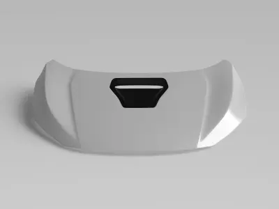 CIVIC TYPE R FK8 Hood Exterior Surface Model - 3D Laser-Scanned 3D model