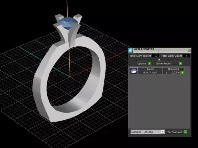 ring woman  3D print model 82