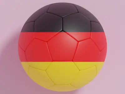 Flag Soccer Ball Collection 5 3D model