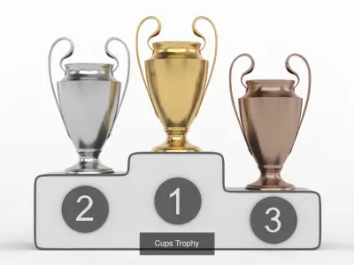 Gold Trophy Cup Collection