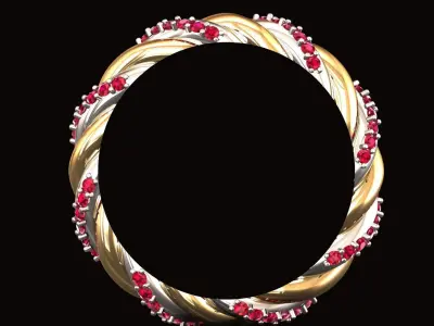 Twist ring 3D print model purchase