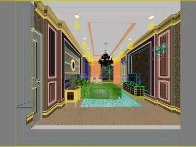 maim bedroom 25 3D model