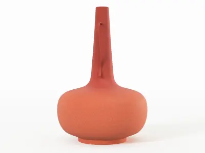 Slim Neck Glass Vase 3D model