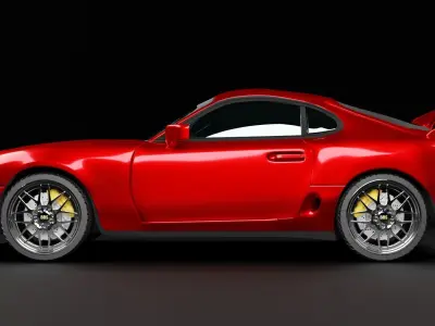 Toyota Supra mk4 3D model 3D model