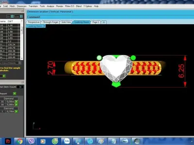 Luxury Double Hoop Pendant Earrings for Women 480 3D print model