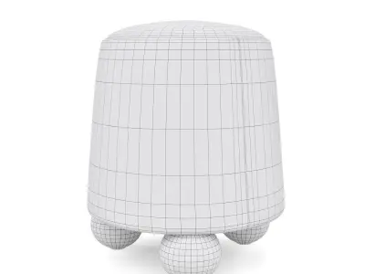 Kelly wearstler Selma stool  3D model