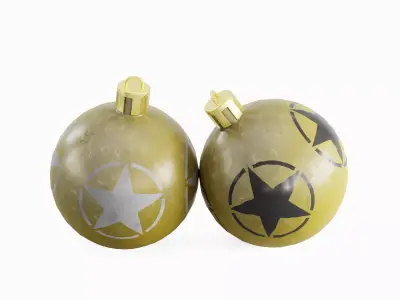 Christmas Tree Ornament 03 Low-poly 3D model