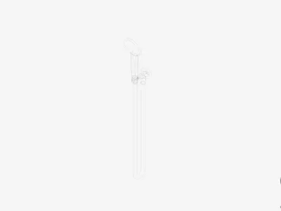 Shower - Hand - Luxury - Pin Low-poly 3D model