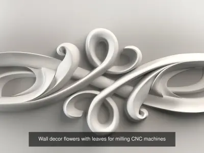 3d models of furniture and wall decorations for CNC machine 3D Model Collection