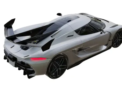Koenigsegg Jesko Low-poly 3D model by sinan-alzayde